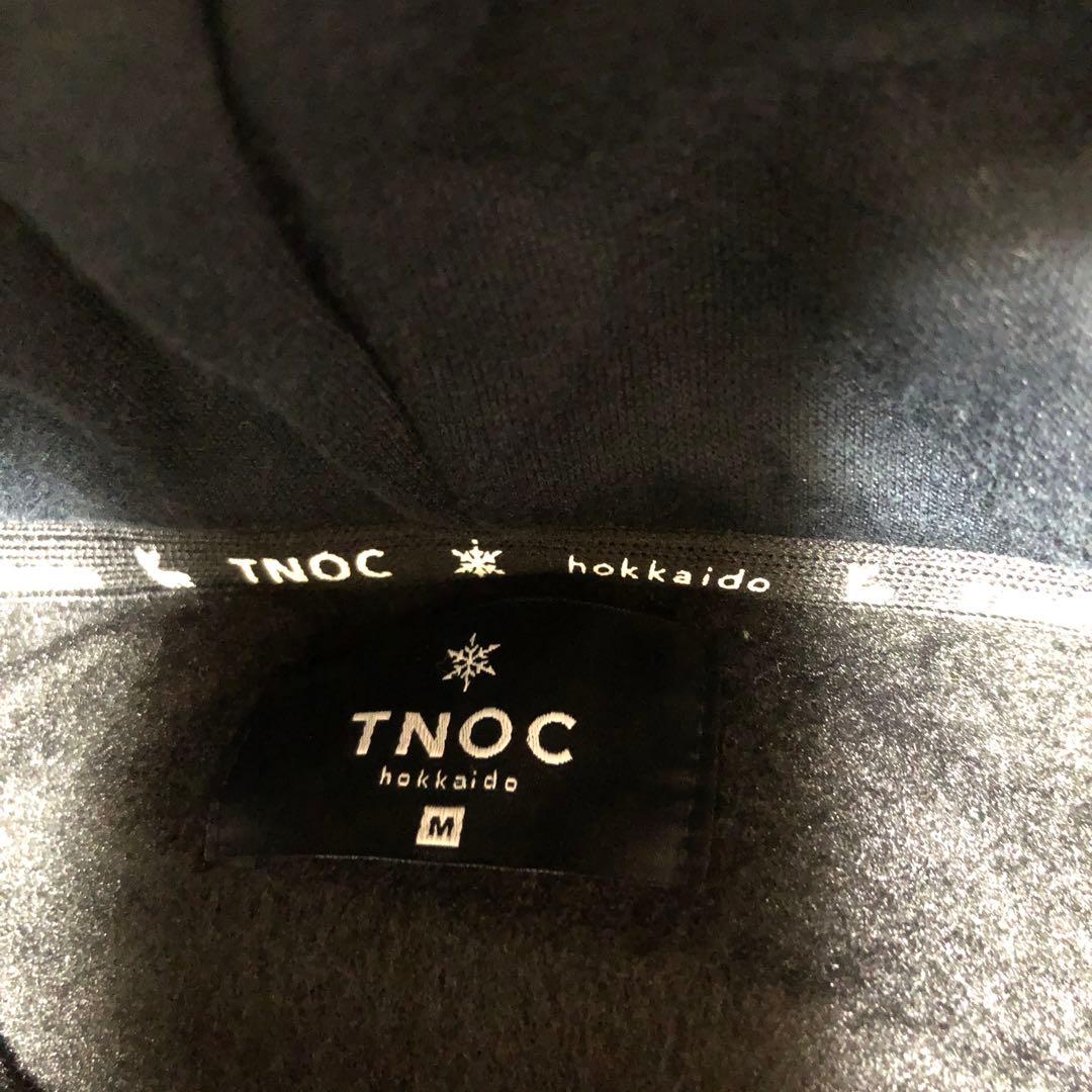 TNOC ブラック ジップアップパーカTHE HOODIE ZIPUP-YT3