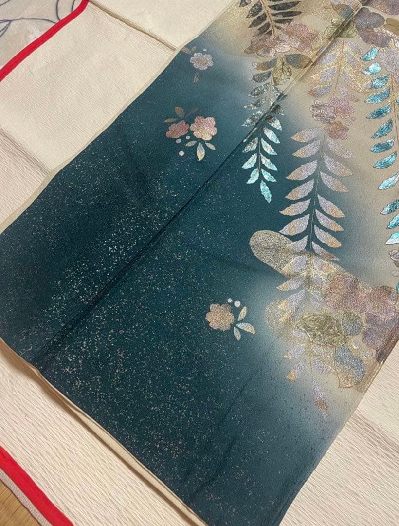 訪問着フルセット　辻ヶ花　金銀彩　螺鈿　正絹　結婚式　豪華　高級