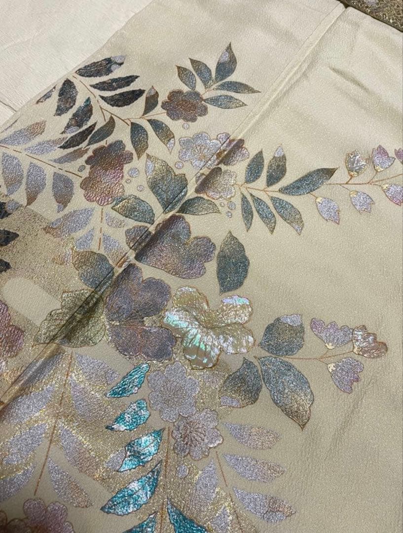 訪問着フルセット　辻ヶ花　金銀彩　螺鈿　正絹　結婚式　豪華　高級