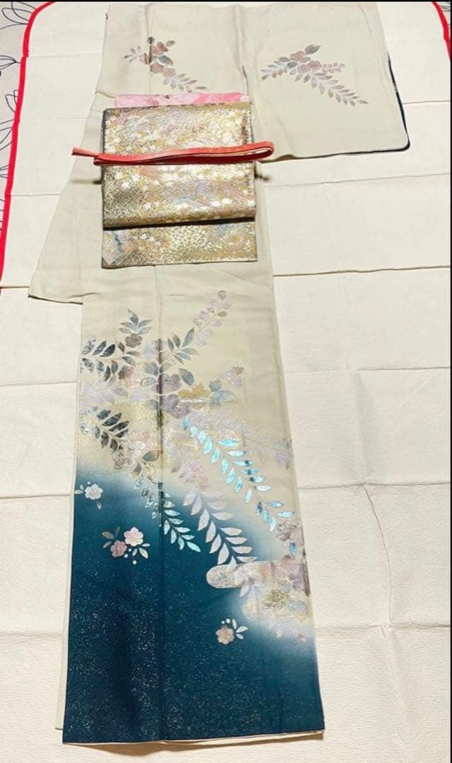 訪問着フルセット　辻ヶ花　金銀彩　螺鈿　正絹　結婚式　豪華　高級