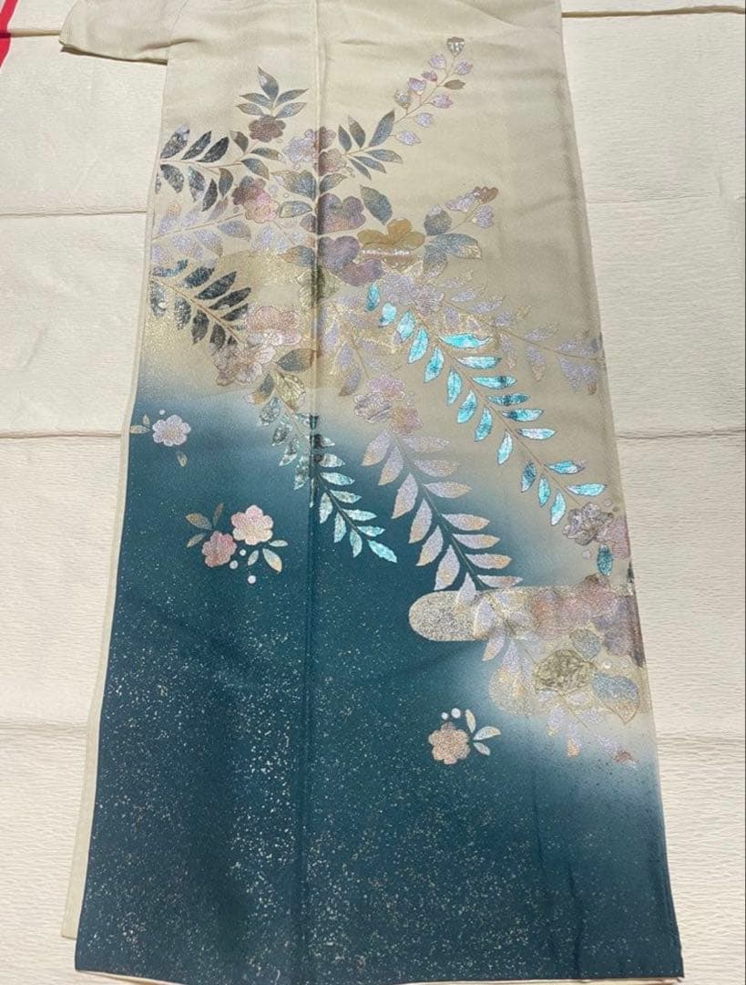 訪問着フルセット　辻ヶ花　金銀彩　螺鈿　正絹　結婚式　豪華　高級