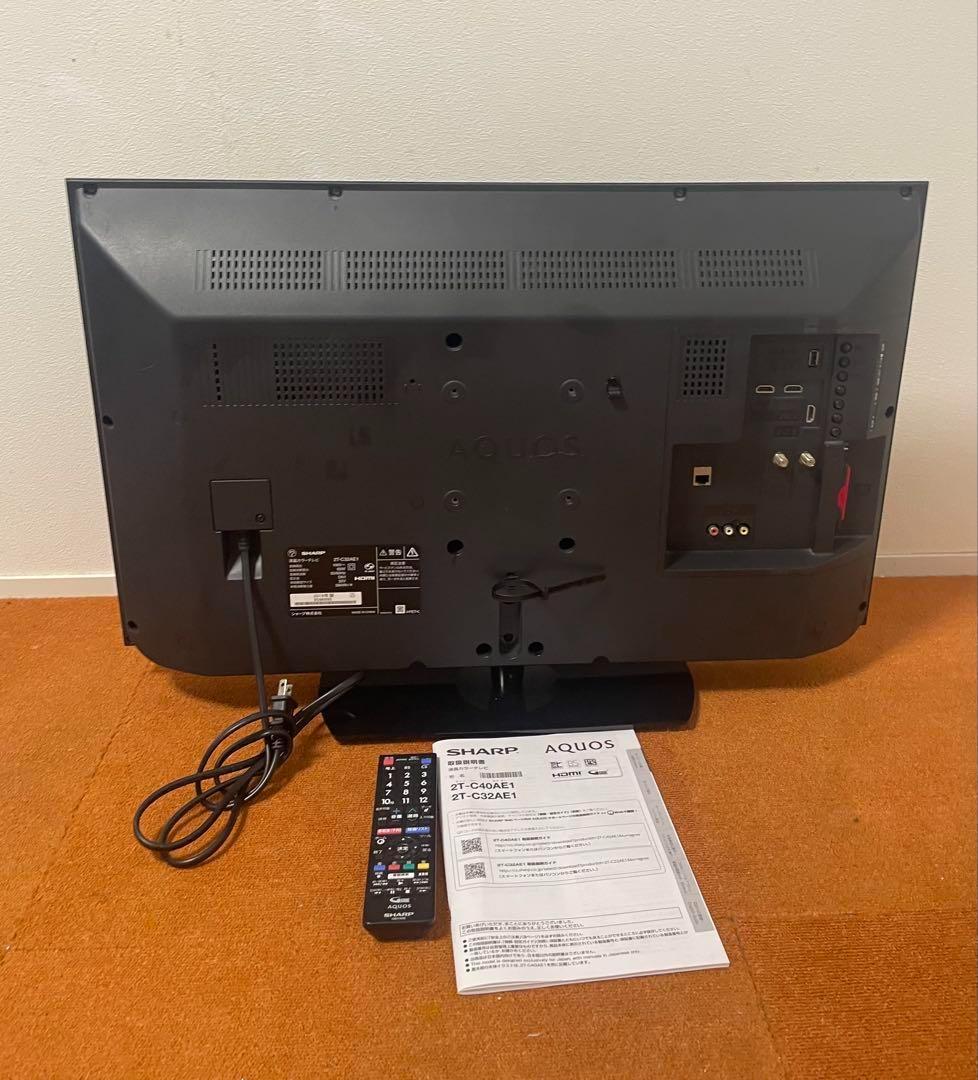 SHARP 液晶テレビ 32V型 2019年製 AQUOS 2T-C32AE1