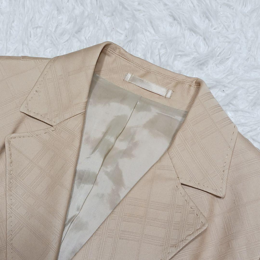 ✨新品✨サイズ44✨バーバリー ロンドン　シャドーチ ェックジャケット　ベージュ