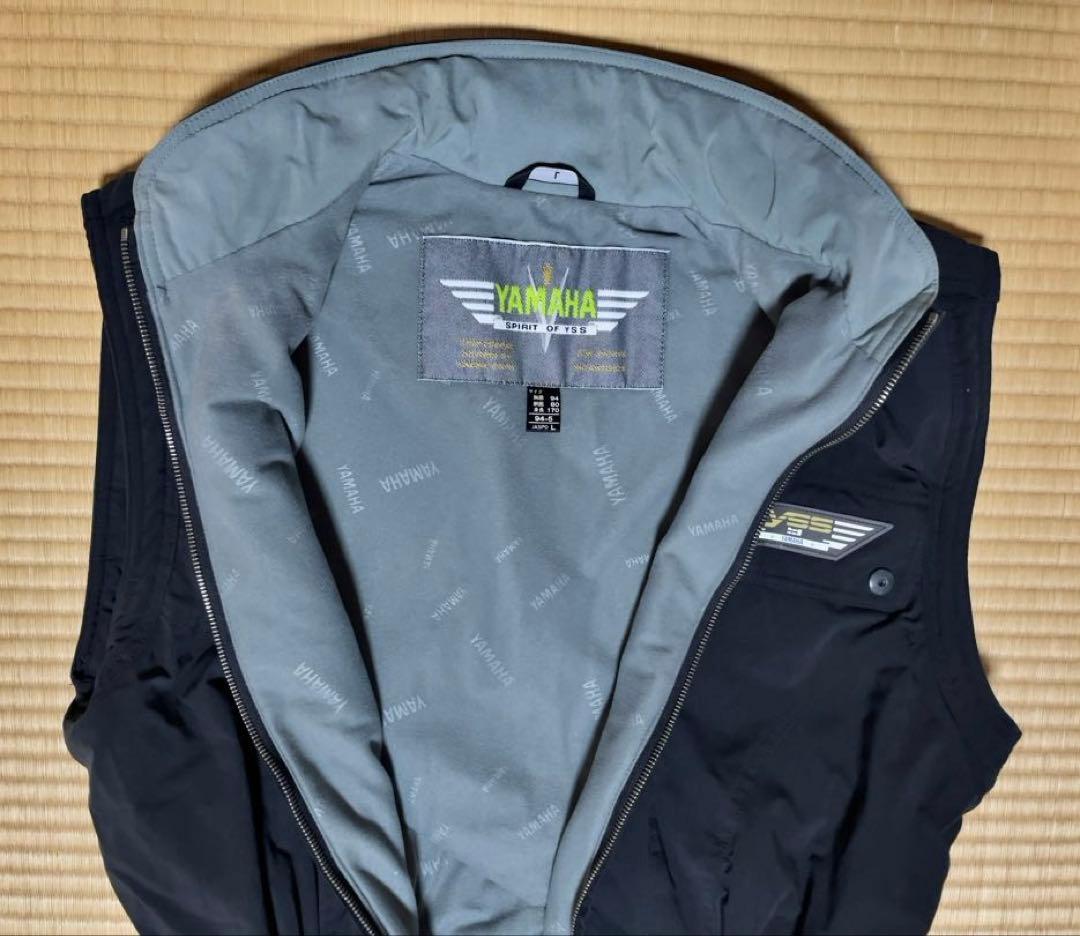 YAMAHA スキーウエア上下セット メンズL　マットブラック