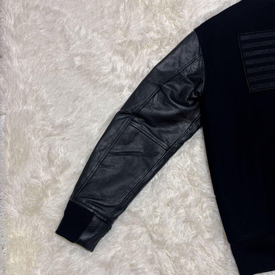 【美品】F.A.T. ボンバージャケット 星条旗　XL ブラック