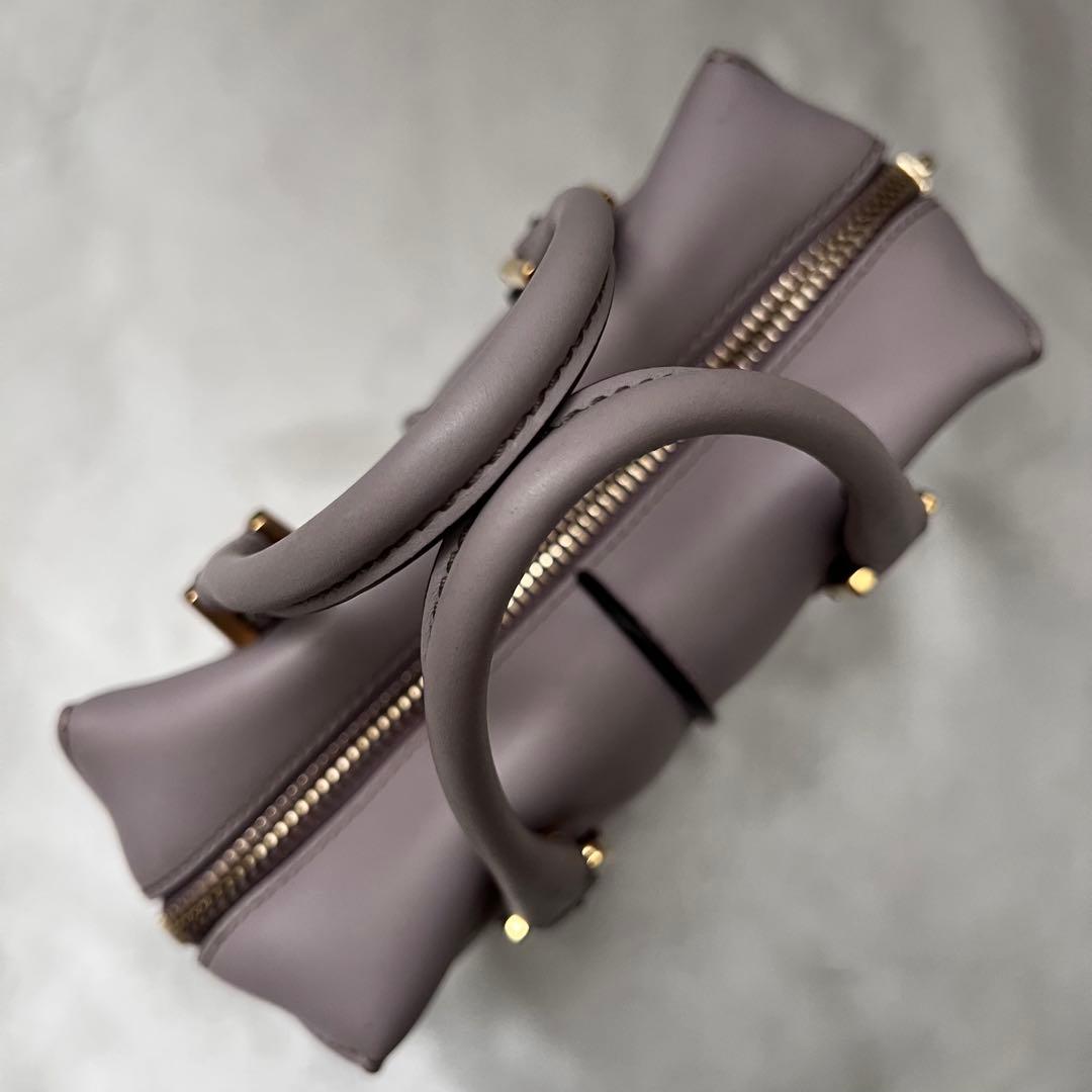 ◇レア美品◇トッズ　Dキューブ　2wayミニショルダーバッグ　バイカラー　レザー