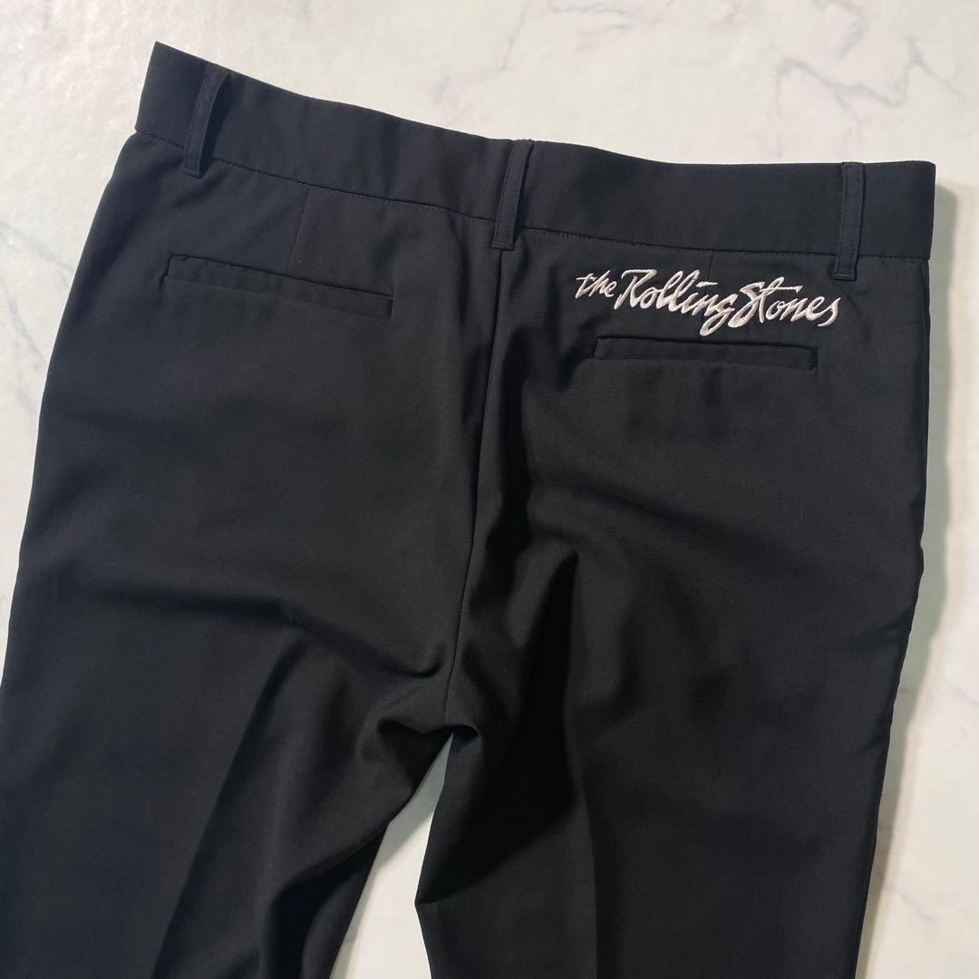 【新品未使用】スラックス　ローリングストーンズコラボ　タグ付き　サイズ3　総柄