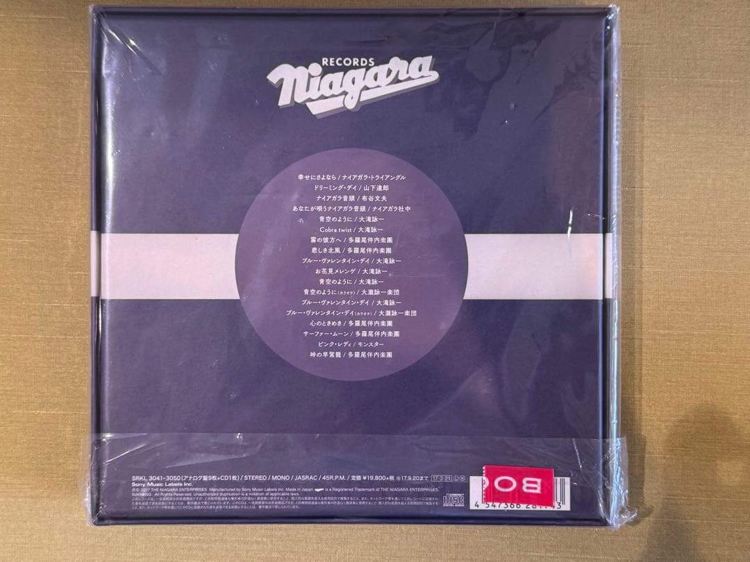 【限定BOX】新品未使用NIAGARA 45RPM VOX（アナログ9枚+CD）