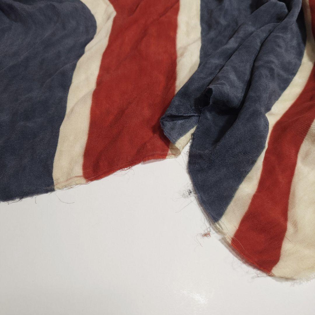 イフシックスワズナイン ストール ユニオンジャック 大判 ルグランブルー