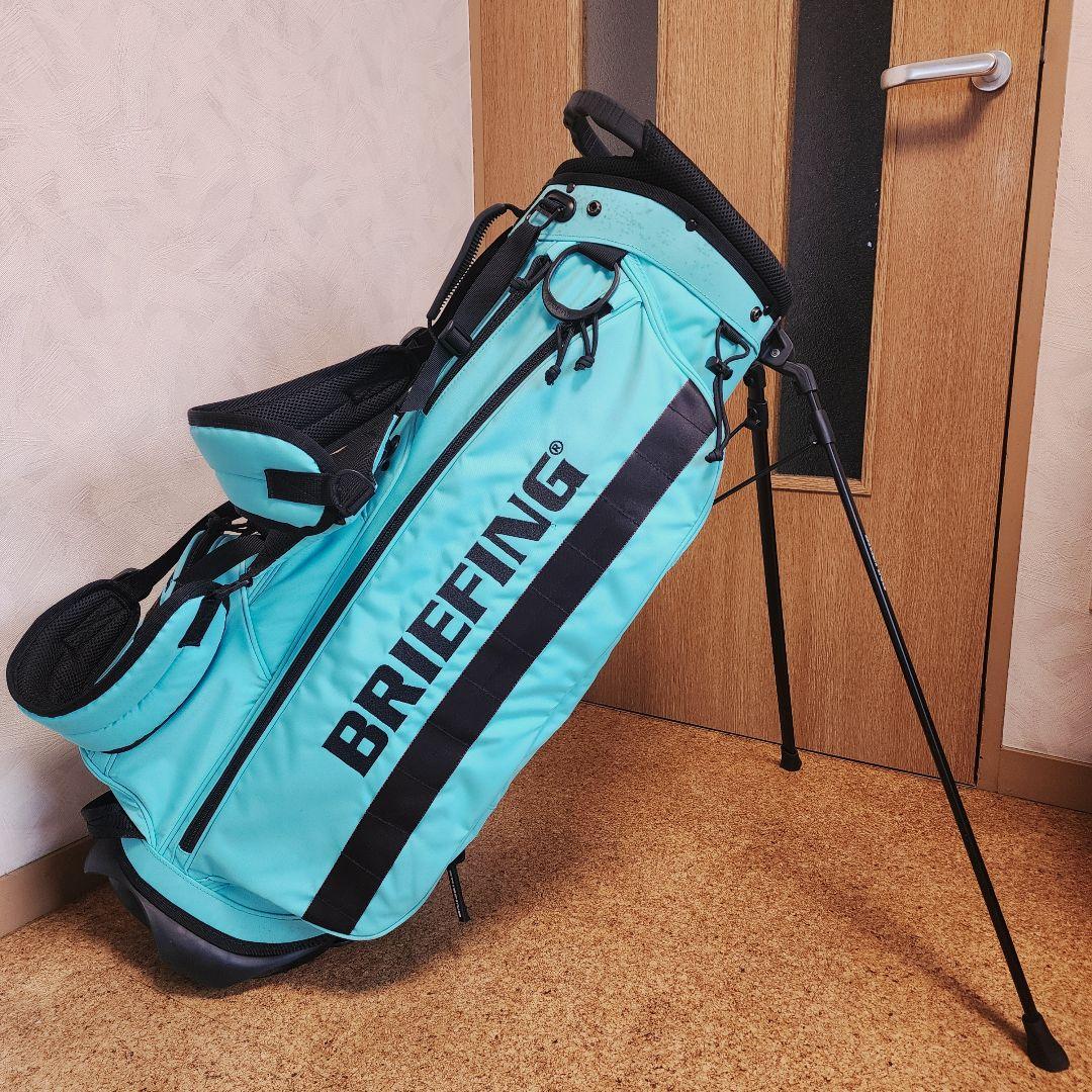 BRIEFING アクアブルー キャディバッグ CR-4 #2 9.5型