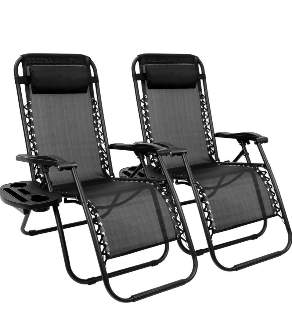 doll様　　アウトドアチェア 2個セット リクライニングチェア