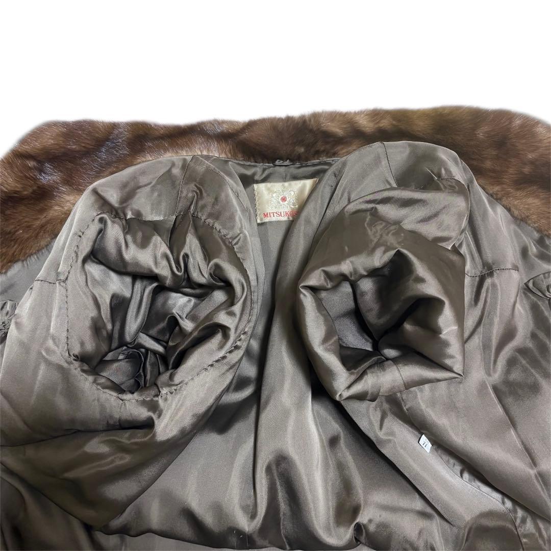 【美品】PARION MINK FUR//デミバフミンク/ファーコート