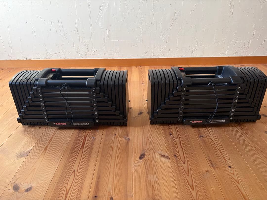 [ほぼ新品]TOP FILM ブロックダンベル 可変式ダンベル42kg①