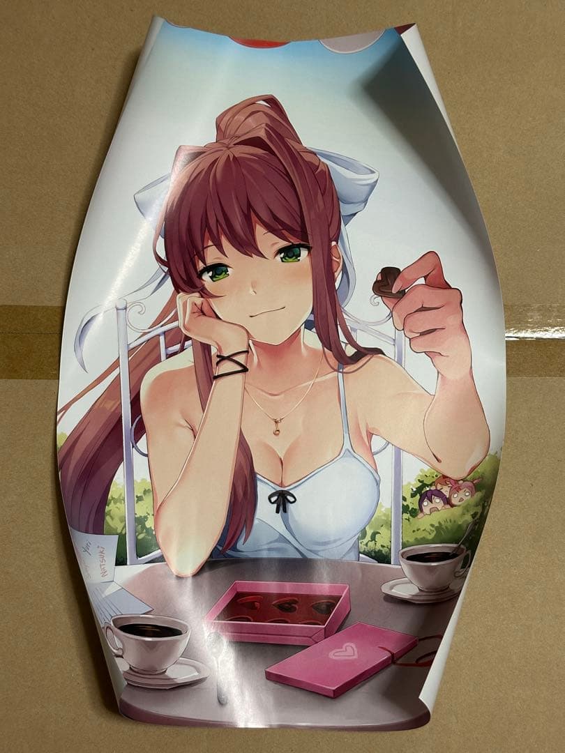 ドキドキ文芸部 モニカ バレンタインイラストポスター