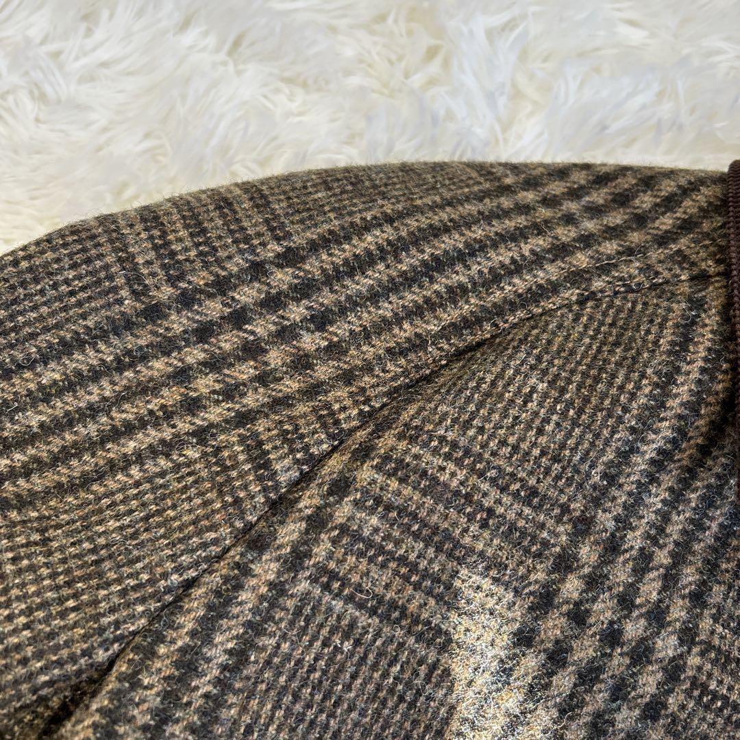 ✨美品✨マッキントッシュ グレンチェック ウールコート キルティング L