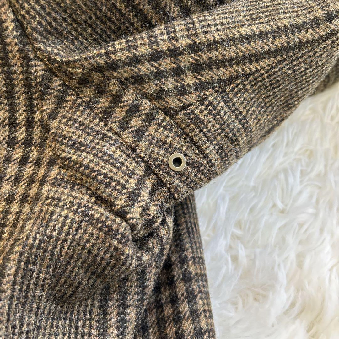 ✨美品✨マッキントッシュ グレンチェック ウールコート キルティング L