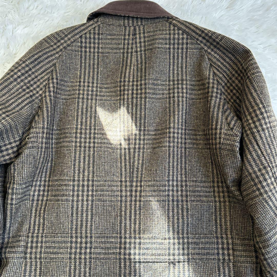 ✨美品✨マッキントッシュ グレンチェック ウールコート キルティング L