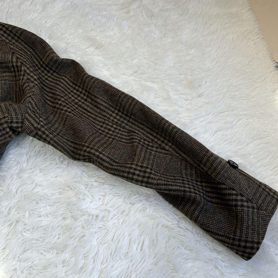 ✨美品✨マッキントッシュ グレンチェック ウールコート キルティング L