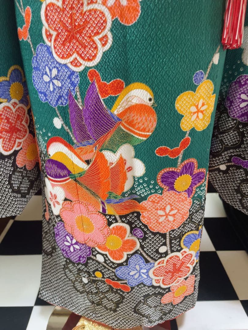 七五三7歳様　お着物、小物新品フルセット