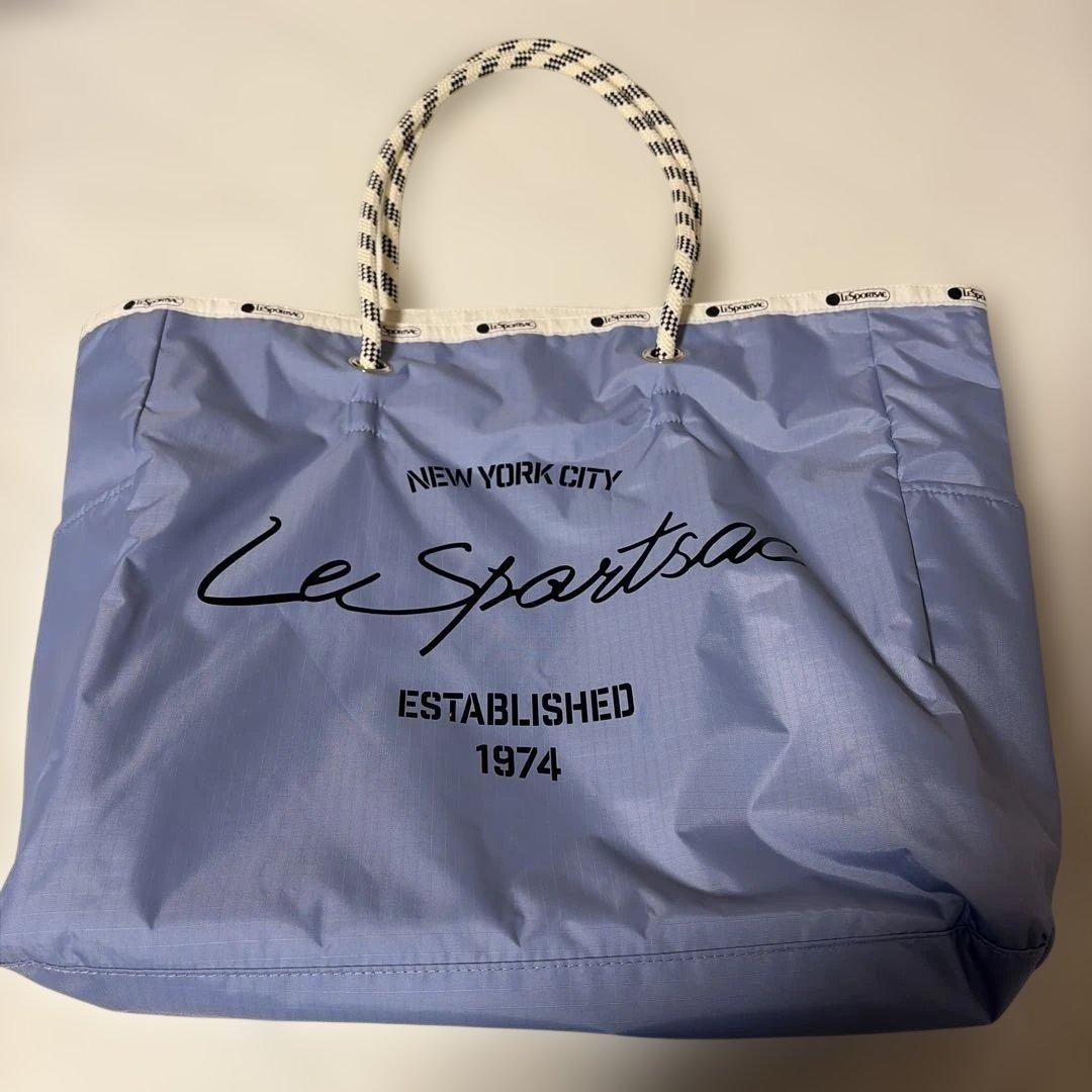 【値引き】Le Sportsac LARGE 2 WAY TOTE ペールブルー