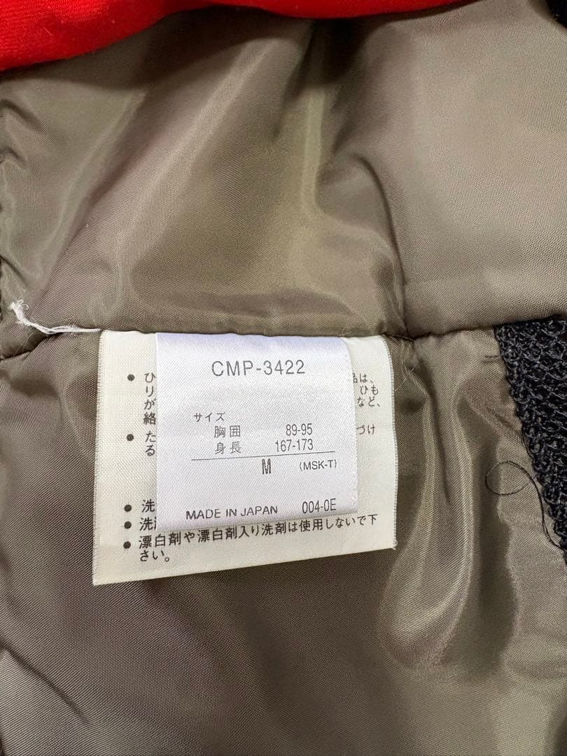 DESCENTE スキーウェア M ホワイト/レッド　手袋付