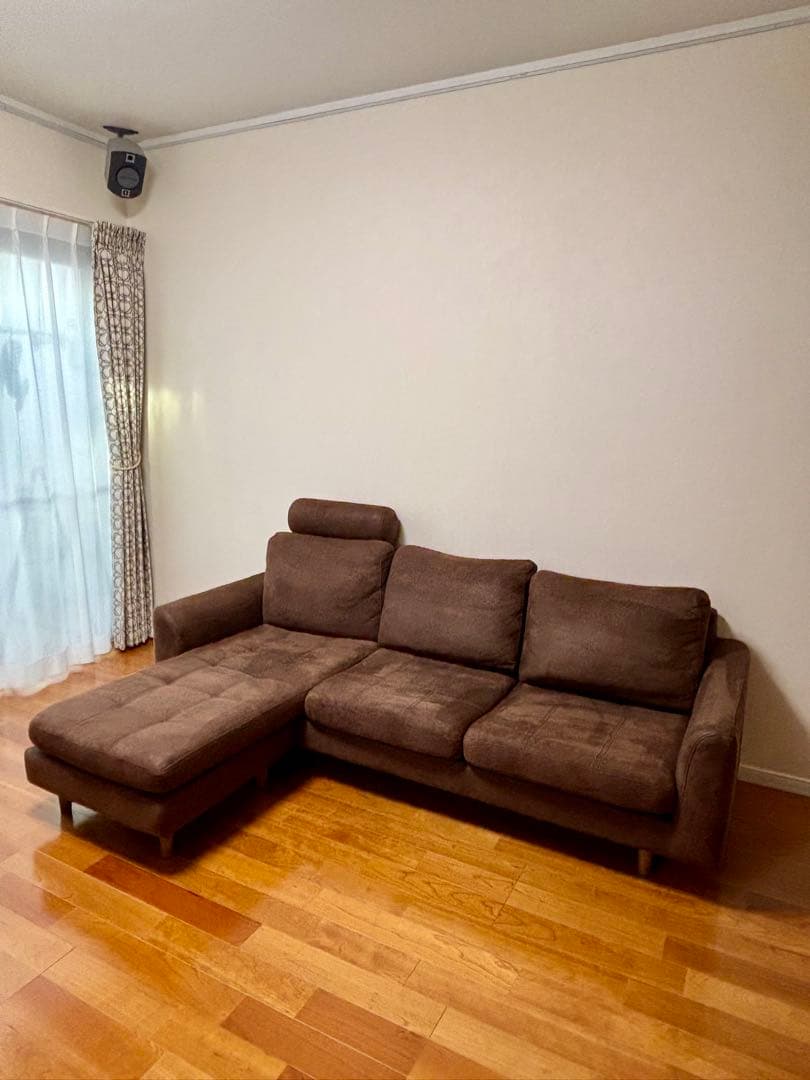 送料込 オノエファニチャー ソファセット オットマン/ヘッドレスト付