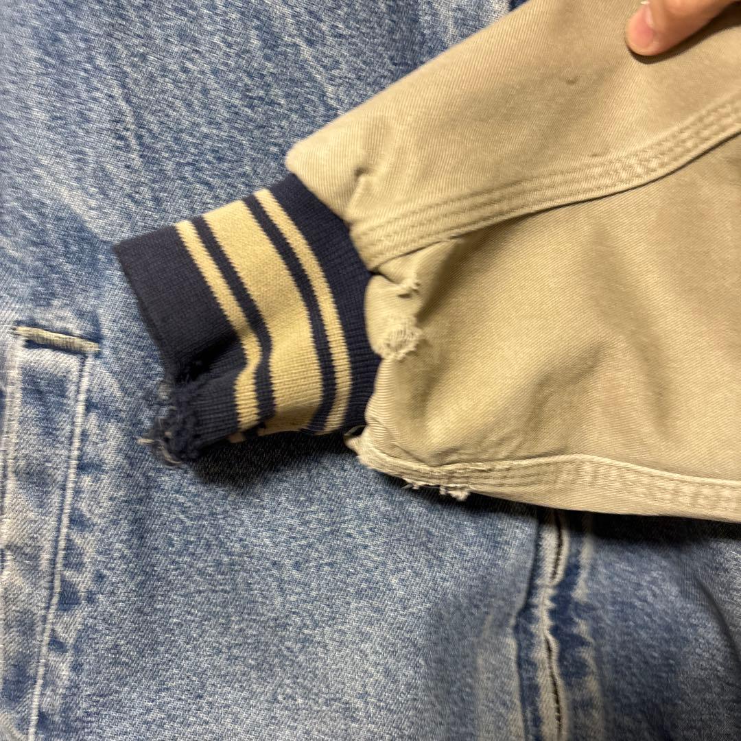 古着 80~90年代 カーハート Carhartt デニムスタジャン