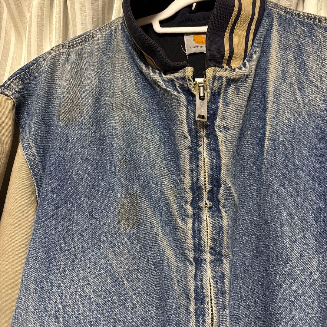 古着 80~90年代 カーハート Carhartt デニムスタジャン
