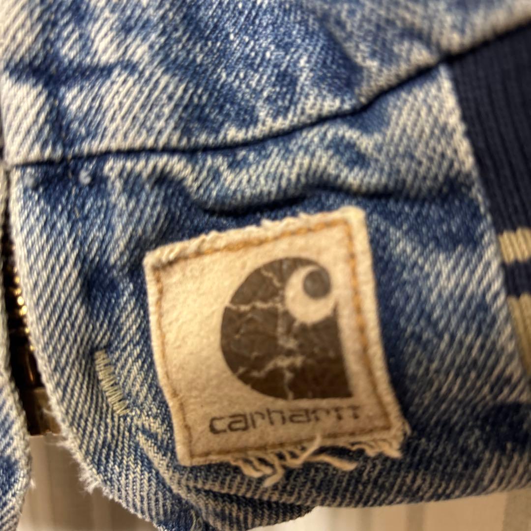 古着 80~90年代 カーハート Carhartt デニムスタジャン