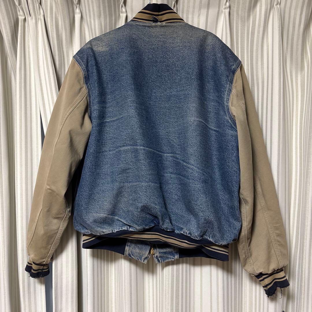 古着 80~90年代 カーハート Carhartt デニムスタジャン