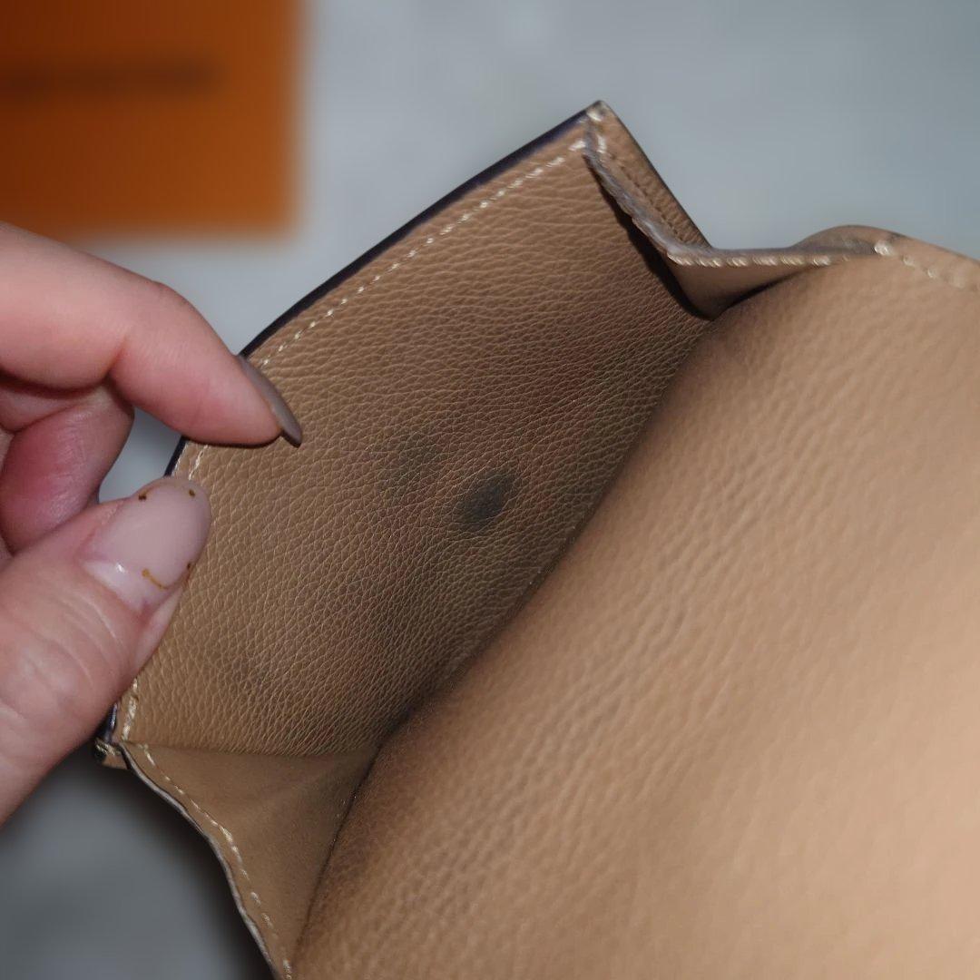 あ*様 LOUIS VUITTON 二つ折り財布 ブラウン