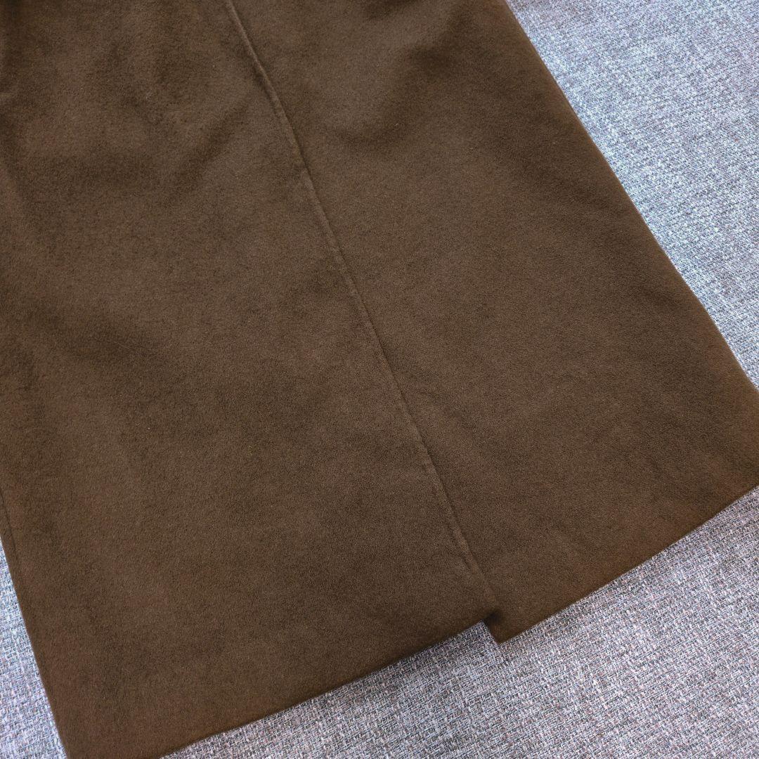 ロペ　近年モデル　ショールカラー　リバーコート　ベルト付き　ゆったり