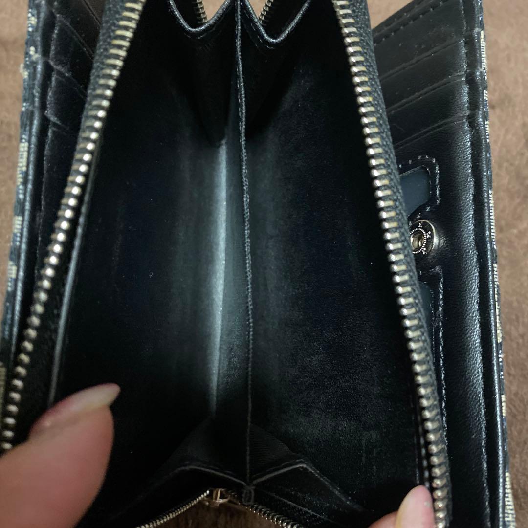 Christian Dior 二つ折り財布 ロゴパターン