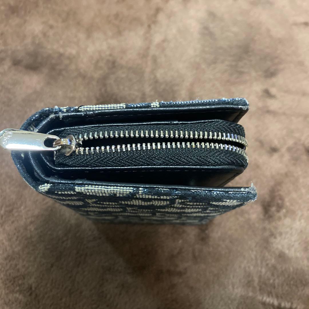 Christian Dior 二つ折り財布 ロゴパターン