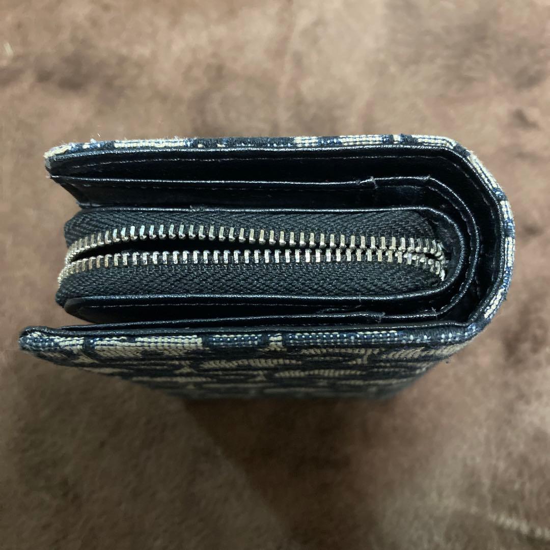 Christian Dior 二つ折り財布 ロゴパターン
