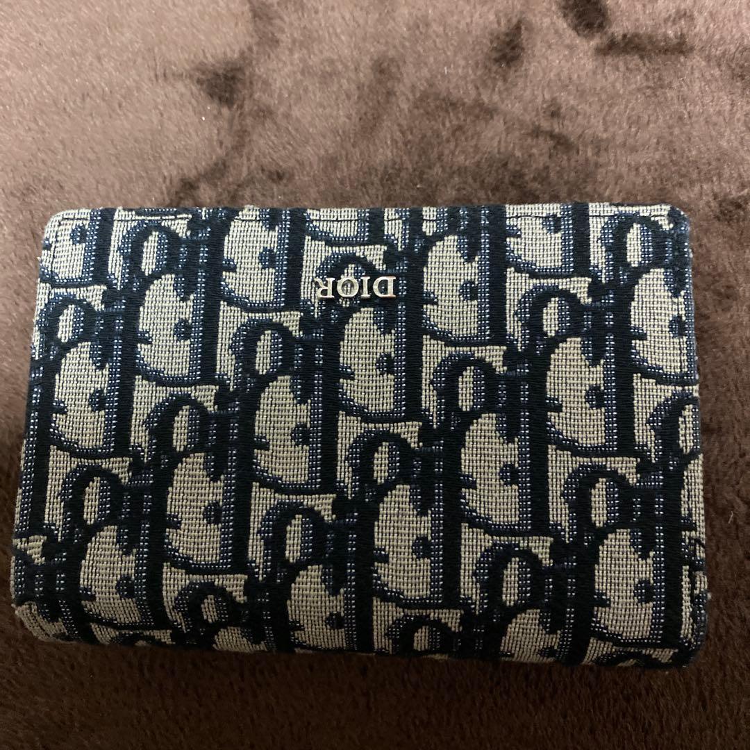 Christian Dior 二つ折り財布 ロゴパターン