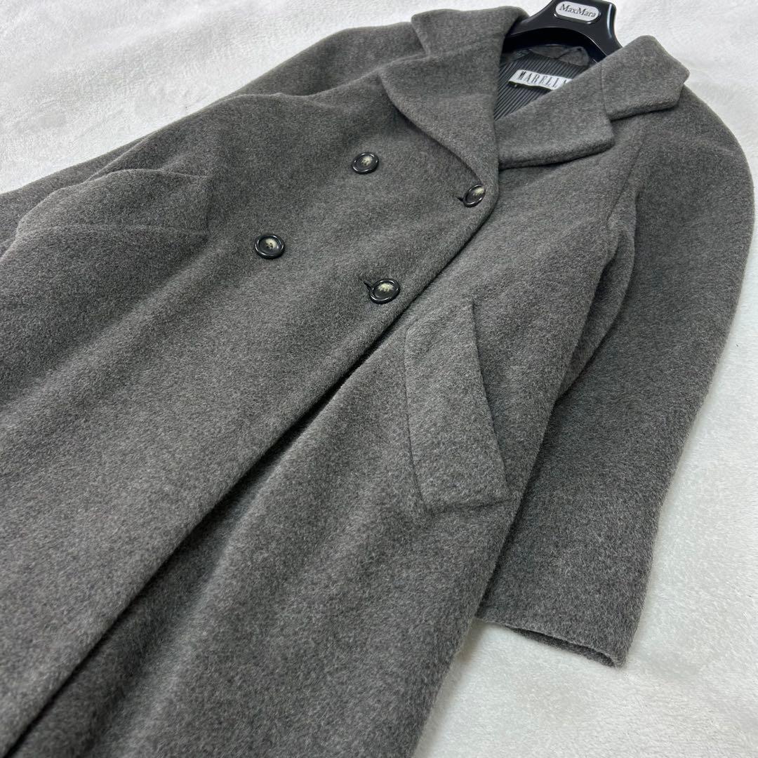 美品✨マックスマーラ　マレーラ　アルパカ　モヘア　ダブル　ふんわりシャギーコート