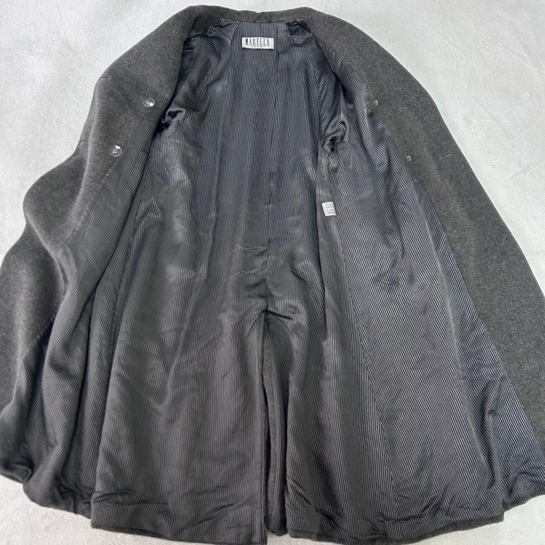 美品✨マックスマーラ　マレーラ　アルパカ　モヘア　ダブル　ふんわりシャギーコート