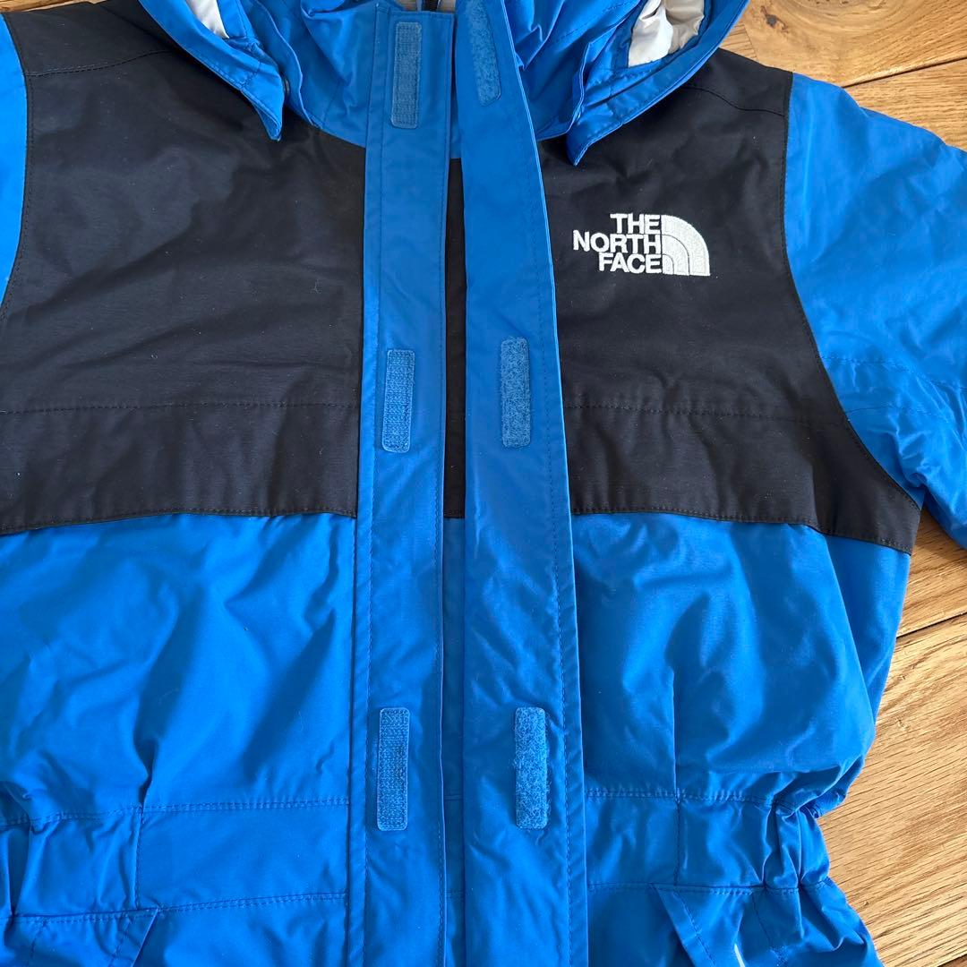 ザ ノースフェイス　キッズ　スノーウェア　つなぎ　スキーウェア　手袋