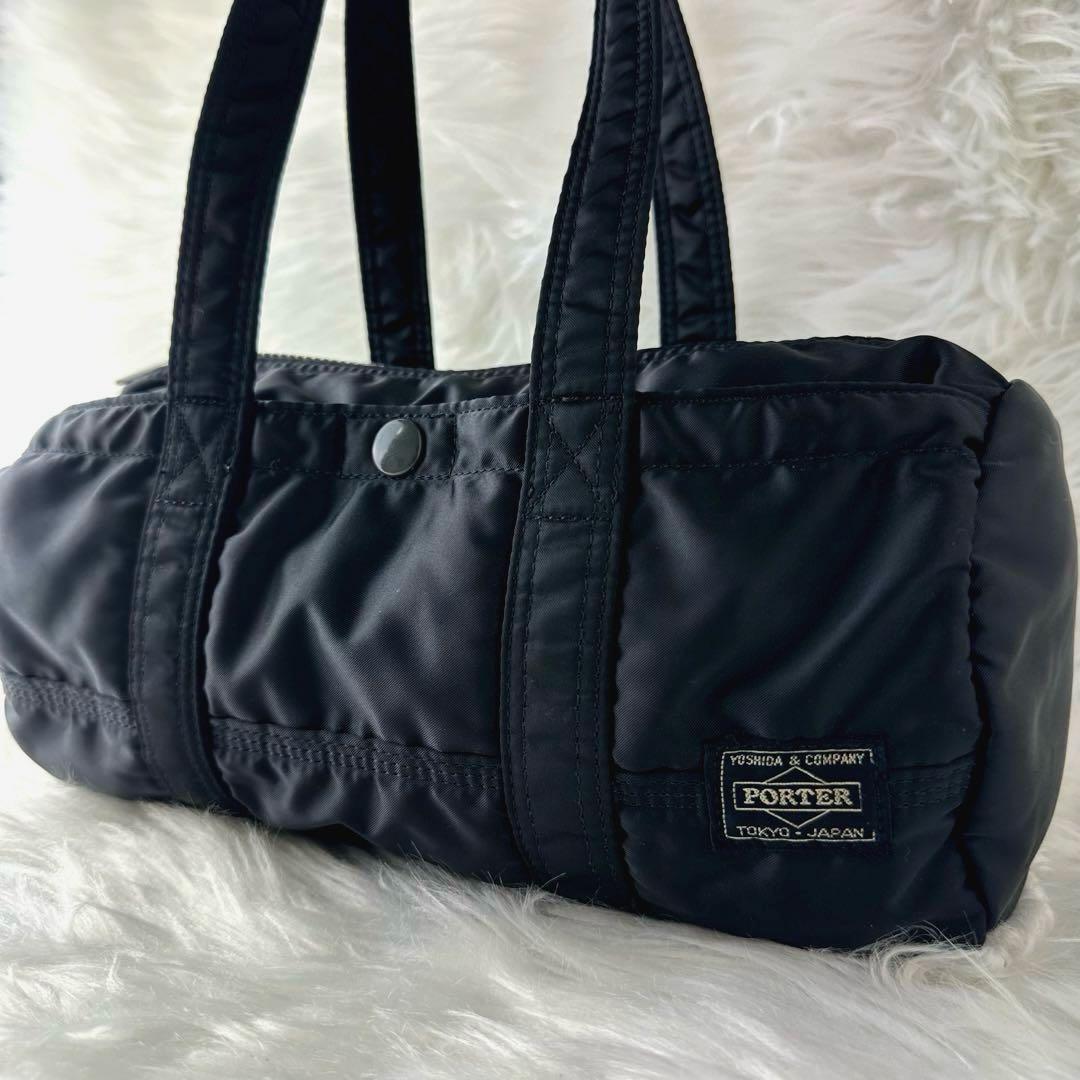 美品✨ PORTER タンカー ブラック ナイロン Sミニドラム バッグ