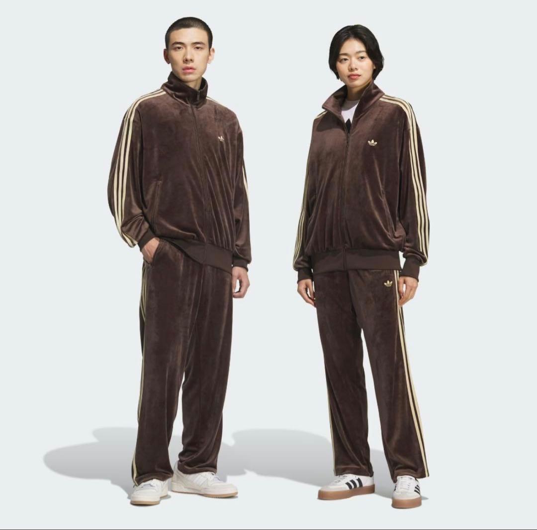 adidas originals BROWN ブラウン ジャージ 新品 XS 茶