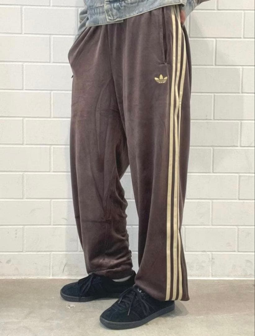 adidas originals BROWN ブラウン ジャージ 新品 XS 茶