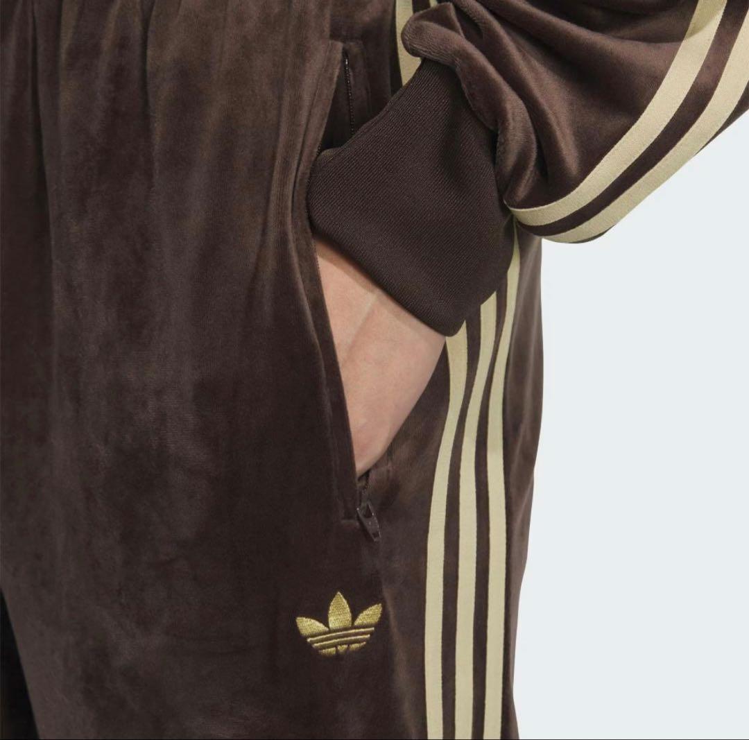 adidas originals BROWN ブラウン ジャージ 新品 XS 茶