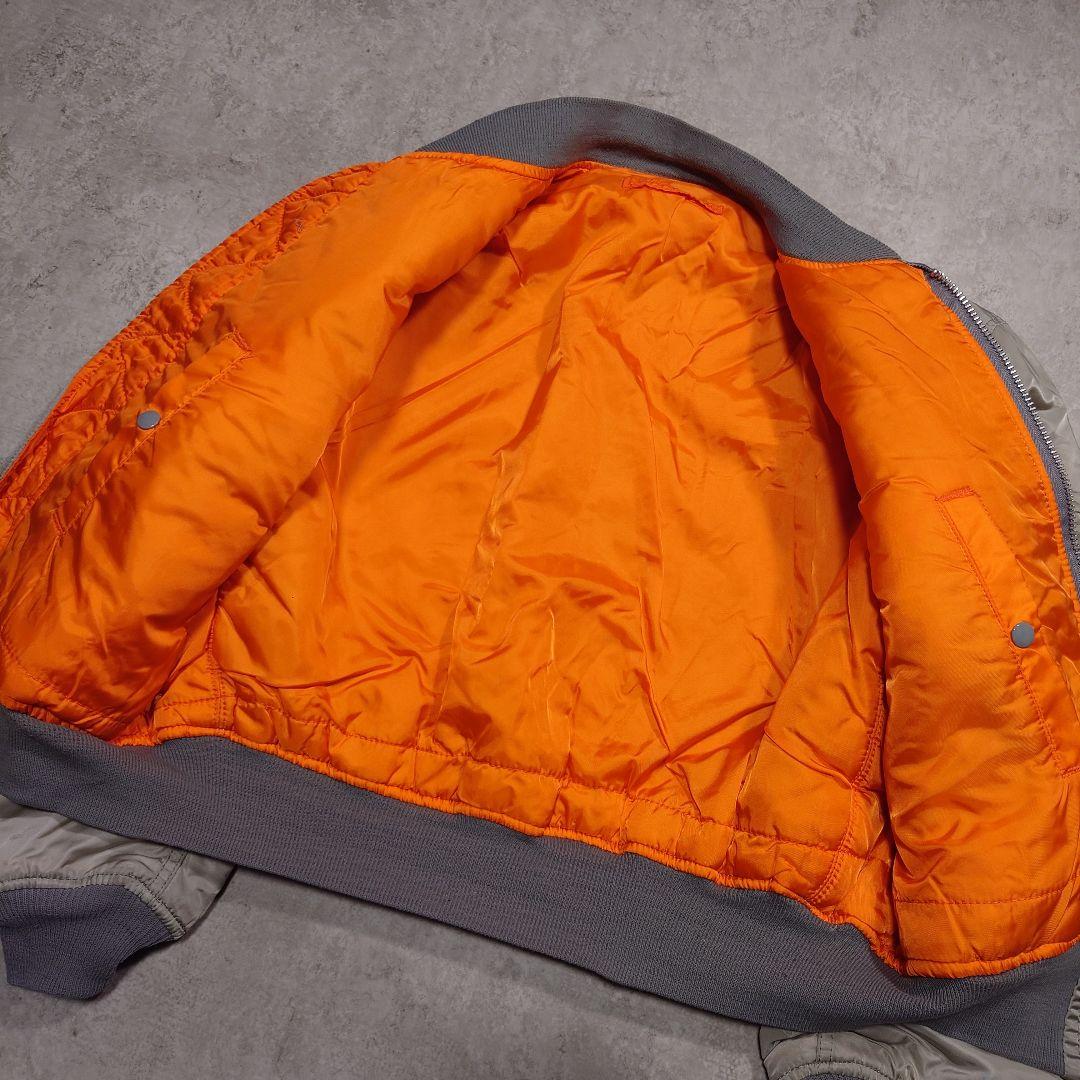 80s 90s ALPHA INDUSTRIES MA-1 USA製 L