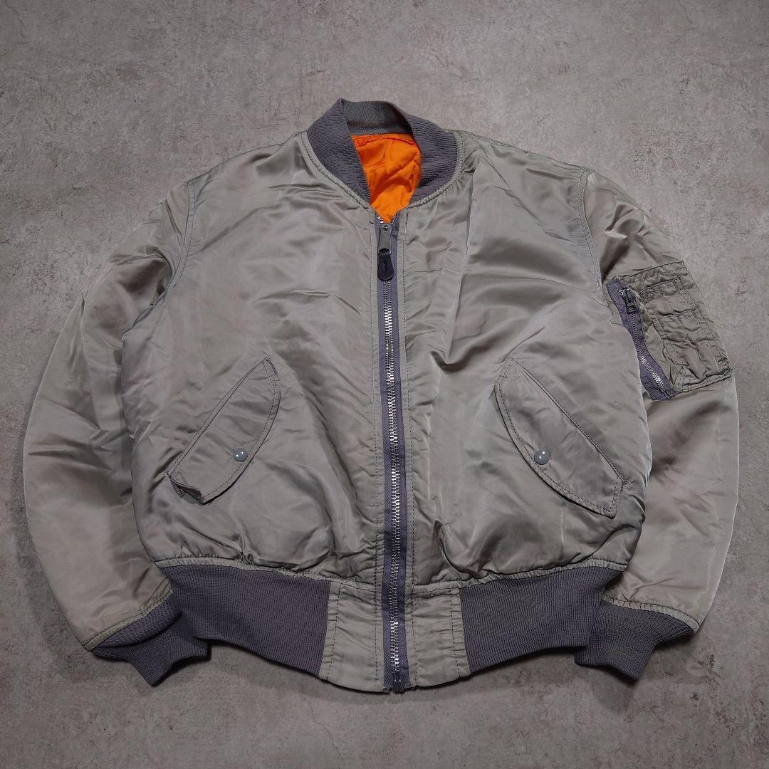 80s 90s ALPHA INDUSTRIES MA-1 USA製 L