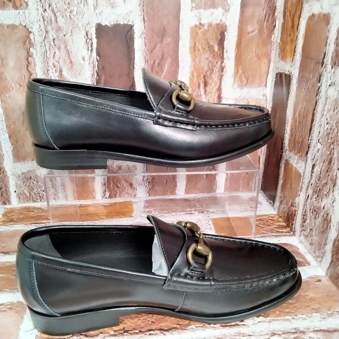 【未使用】green label relaxing（26）ビットローファー 　黒