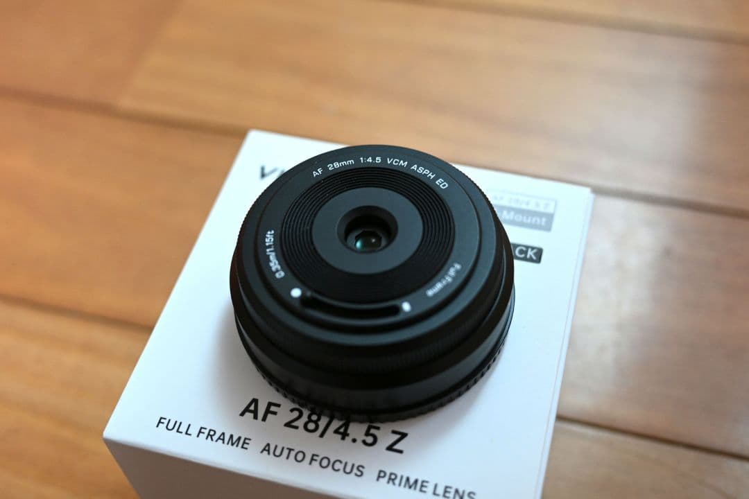 【美品】 VILTROX 28mm F4.5 Zマウント 単焦点　パンケーキ