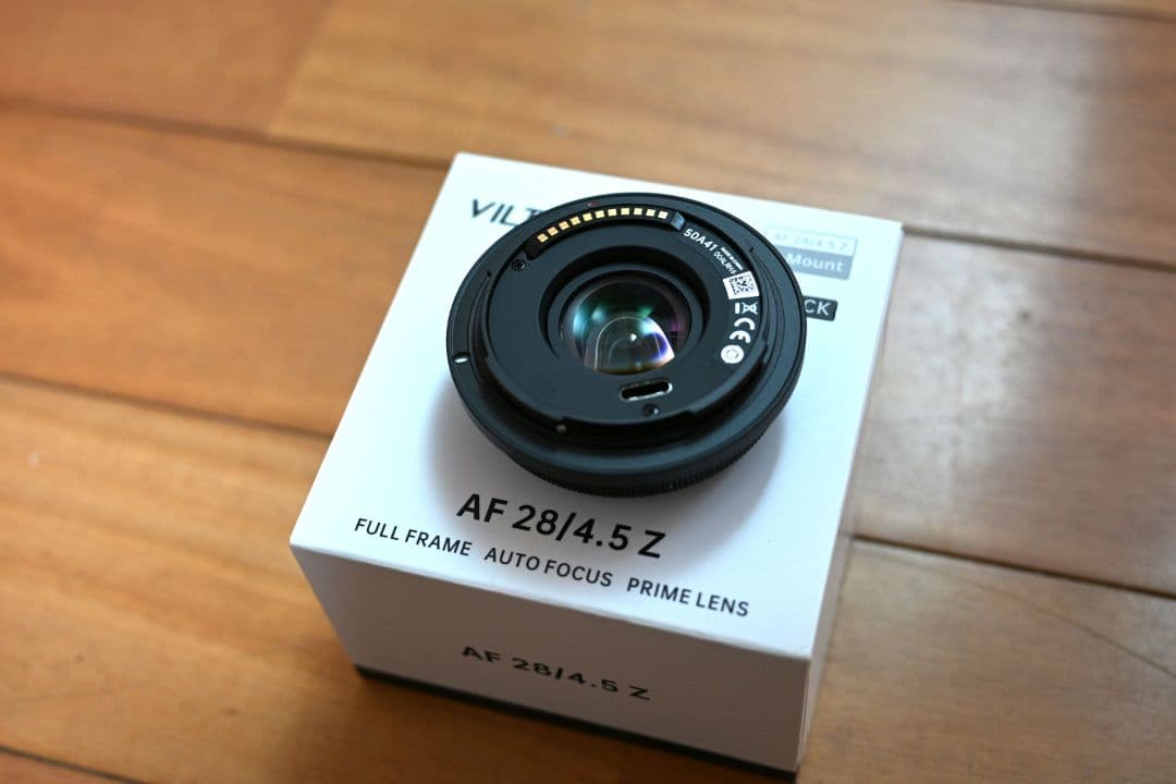 【美品】 VILTROX 28mm F4.5 Zマウント 単焦点　パンケーキ