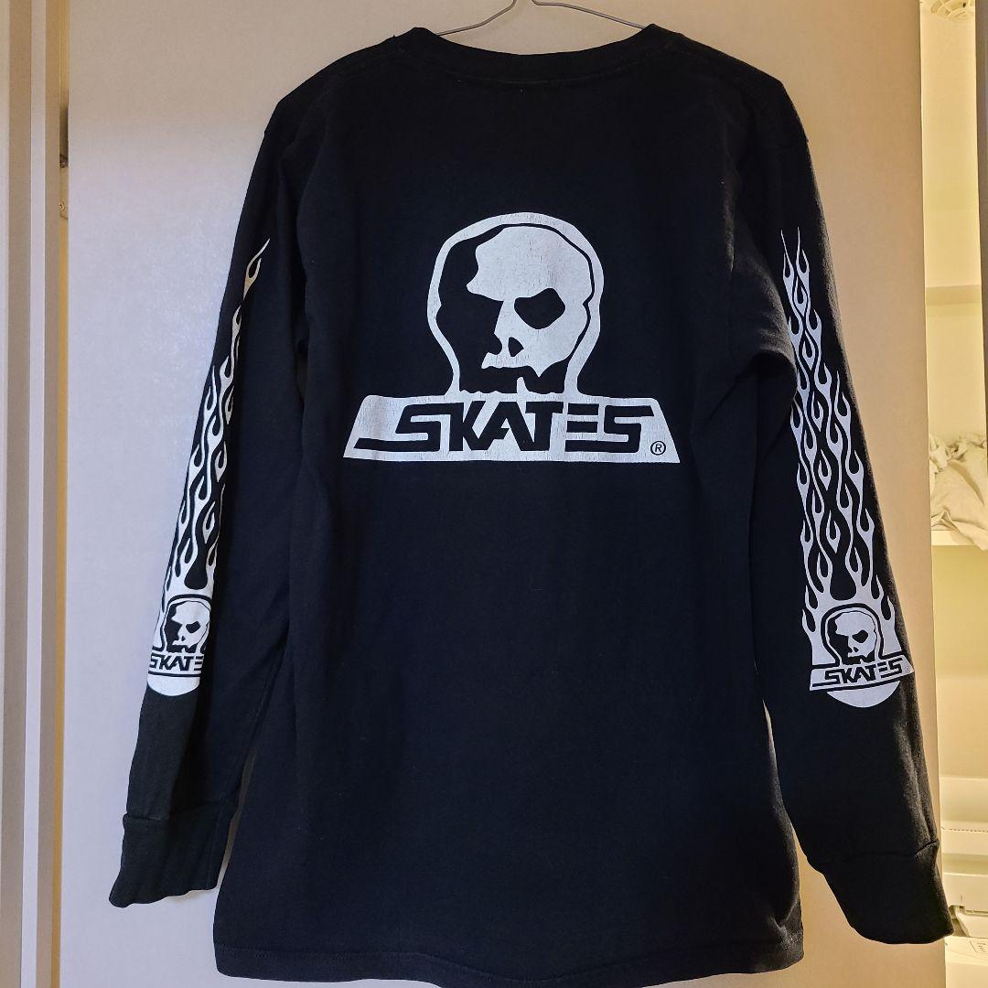 【レア‼️】SKULL SKATES×スカルスケーツ×ファイヤーパターン×ロンT