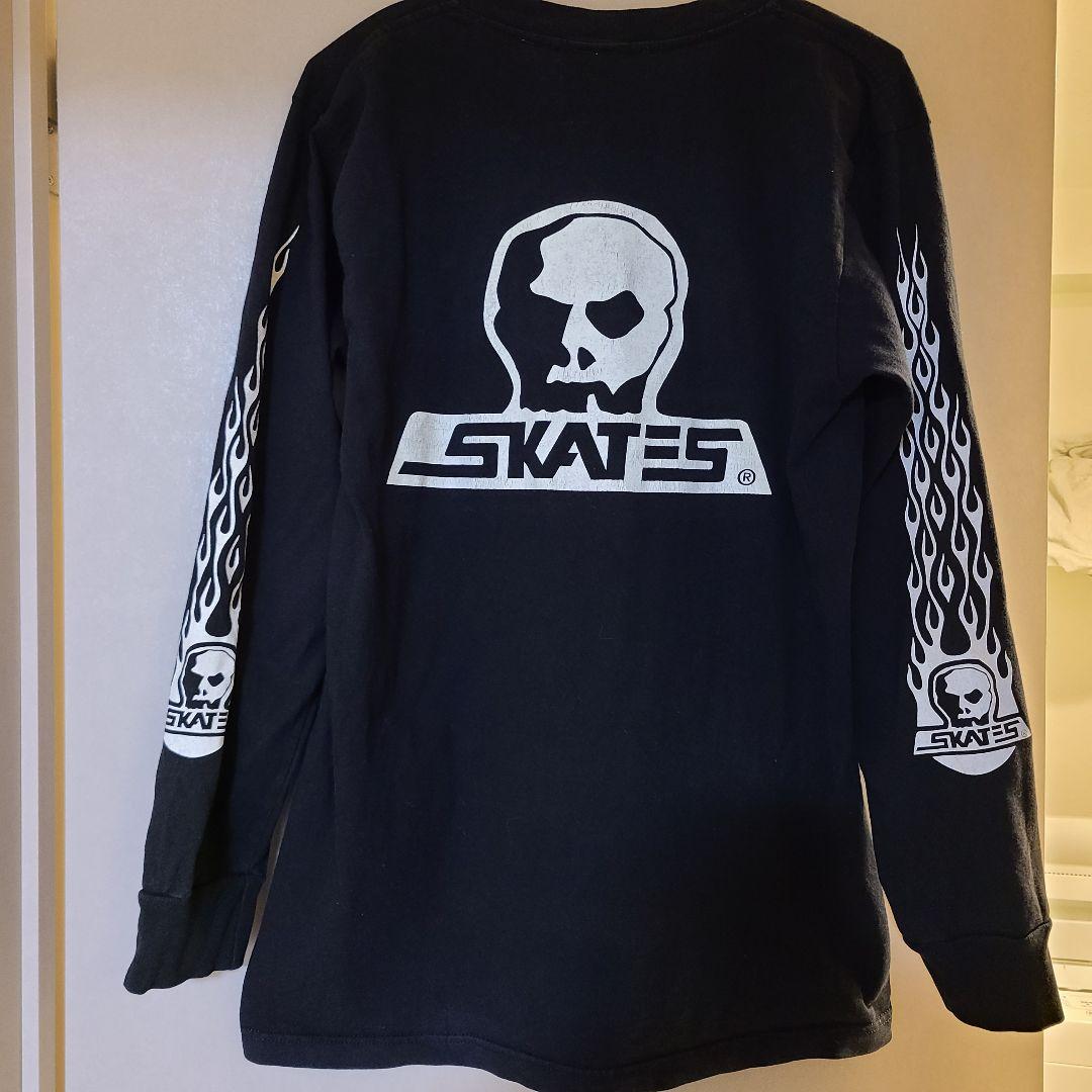 【レア‼️】SKULL SKATES×スカルスケーツ×ファイヤーパターン×ロンT